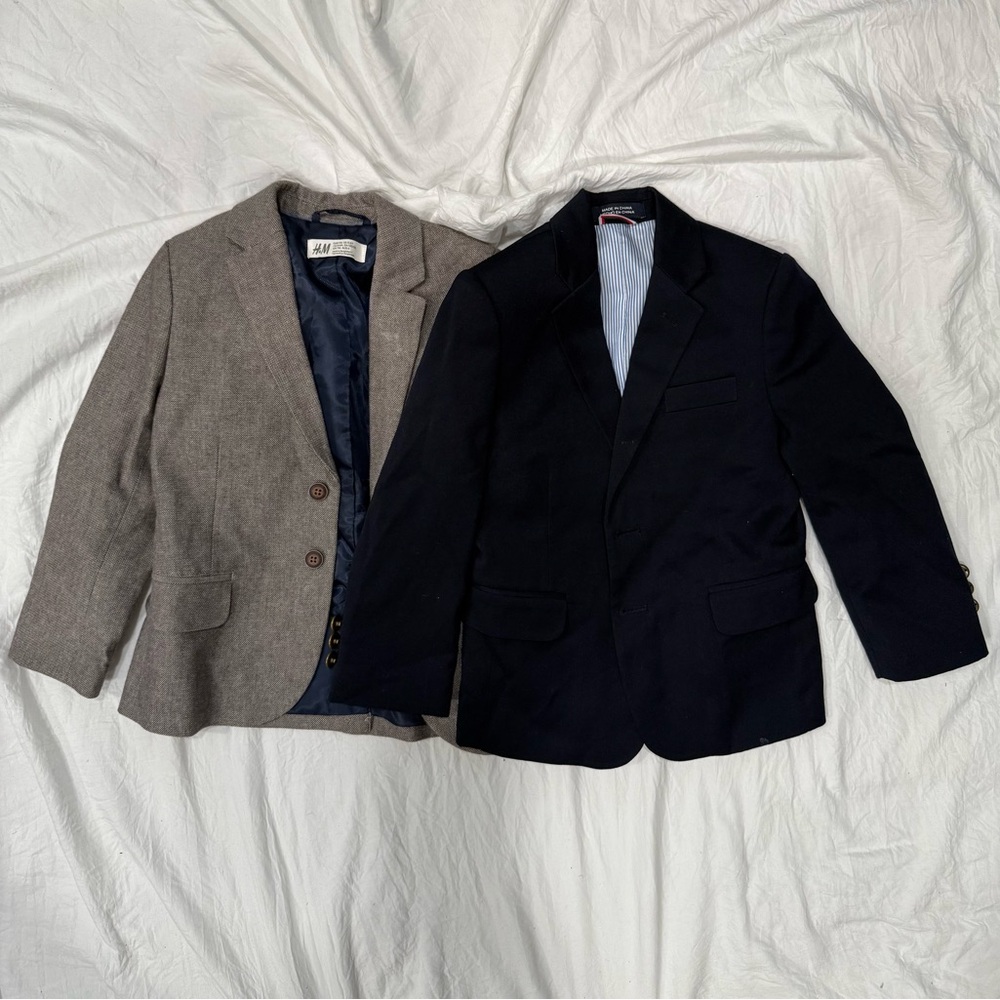 Boy’s Blazers in Black and Gray